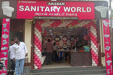 arasan sanitary world, madurai